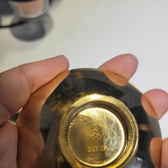 Dining Two Japanese Sake Cup Sakazuki Vtg Zodiac Monkey Gold Plated